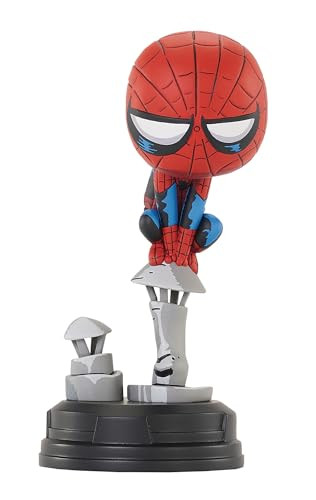 Diamond Select Toys Marvel Animated Style Spider-Man On Chimney Statue