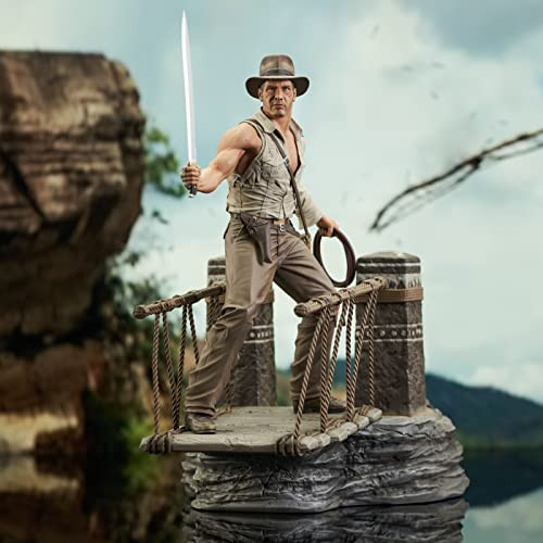 Diamond Select Toys Indiana Jones And The Temple Of Doom: Rope Bridge Deluxe Gallery Statue