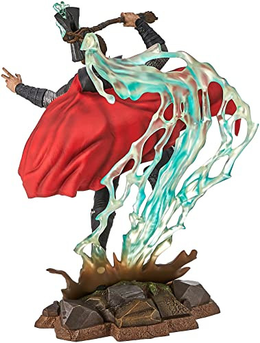 Diamond Select Toys Marvel Movie Milestones: Avengers Infinity War: Thor Resin Statue, Black, 16 Inches