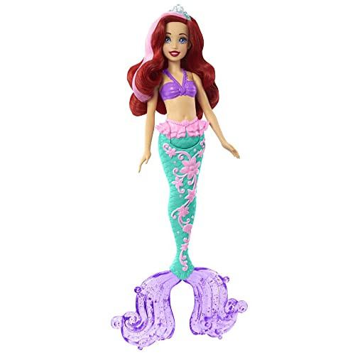Disney Princess Mattel Disney Princess Ariel The Mermaid Doll, Mermaid Toy, Tail Fin Changed By Water Colour, Disney s, Toy From 3 Years, Hlw00