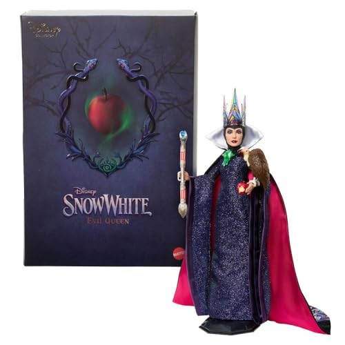 Disney Princess Mattel Disney Collector Evil Queen Collectible Fashion Doll In Signature Clothing Inspired By Disney Snow White Movie, s For Kids & Collectors
