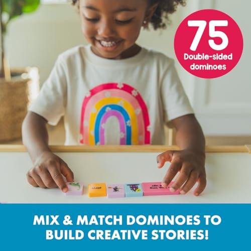 Educational Insights Storytelling Dominoes - Creative Story Prompt Toys & Social Skills Activities, Create Your Own Adventure Sequencing Games, Fun Conversation Starters & s For Kids Ages 3+