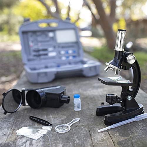Educational Insights Geosafari Micropro 95-Piece Microscope Set, Prepared Slides, Instruction And Activity Guide, Ages 8 And Up