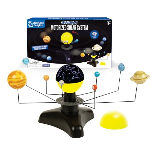 Educational Insights Geosafari Motorized Solar System - Space Toys & Stem Learning For Kids, Model Planet Kit, Science Classroom Or Bedroom Decor, Astronomy Sets And s For Boys & Girls Ages 8+