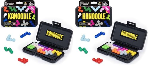 Educational Insights Kanoodle - Original 3D Brain Teaser Puzzle, Single Player Mind Challenge Toys, Handheld Travel Games, Challenging Logic Puzzles And s For Kids, Teens & Adults Ages 7+
