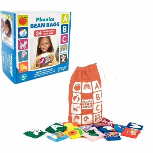 Educational Insights Phonics Bean Bags, Learn Letter Sounds, Toddler Toys, Preschool Toys, Boys & Girls Ages 3+