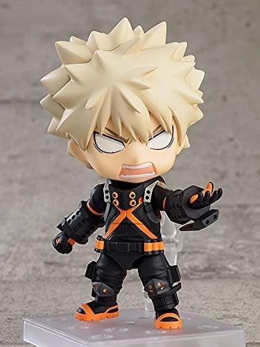 Good Smile Company Good Smile My Hero Academia: Katsuki Bakugo (Stealth Suit Ver.) Nendoroid Action Figure,Multicolor