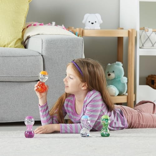 Hand2Mind Express Your Feelings Sensory Bottles- Secondary Emotions, Toddler Sensory Toys, Quiet Fidget Toys, Play Therapy Toys, Calm Down Corner Supplies, Calming Corner, Social Emotional Learning