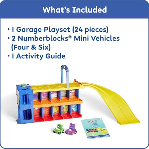 Hand2Mind Counting Car Garage, Race Car Track, Toy Vehicle Playsets, Parking Garage, Pretend Play Sets For Preschoolers, Preschool Math Learning Activities, Numbers For Toddlers, Kids Birthday s