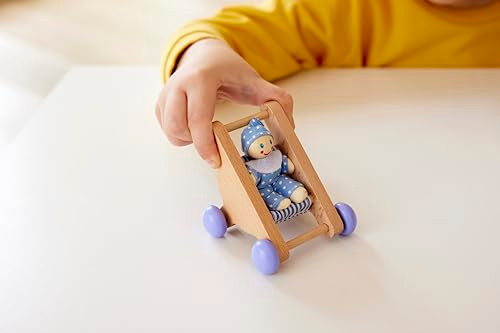 Hape Wooden Doll House Furniture Baby'S Room Set With Baby Pretend Playset For Kidãƒæ’Ã‚¢Ãƒ¢Ã¢‚¬Å¡Ã‚¬Ãƒ¢Ã¢‚¬Å¾Ã‚¢S Wooden Dollhouse