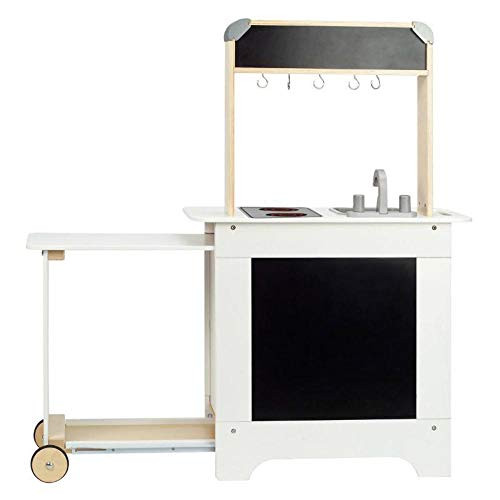 Hape Wooden Cookãƒæ’Ã‚¢Ãƒ¢Ã¢‚¬Å¡Ã‚¬Ãƒ¹Ã…Œn Serve Kitchen Pretend Role Play Kitchen Set With Pull-Out Counter And Chalkboard For Kids