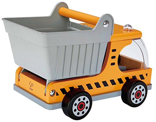 Hape Wooden Dump Truck Pretend Play Construction Vehicle Toys For Toddlers