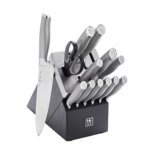 Henckels International Modernist 6-Pc Knife Block Set  Paring Knife, Serrated Utility Knife, Utility Knife, Chefãƒæ’Ã‚¢Ãƒ¢Ã¢‚¬Å¡Ã‚¬Ãƒ¢Ã¢‚¬Å¾Ã‚¢S Knife & Kitchen Shears