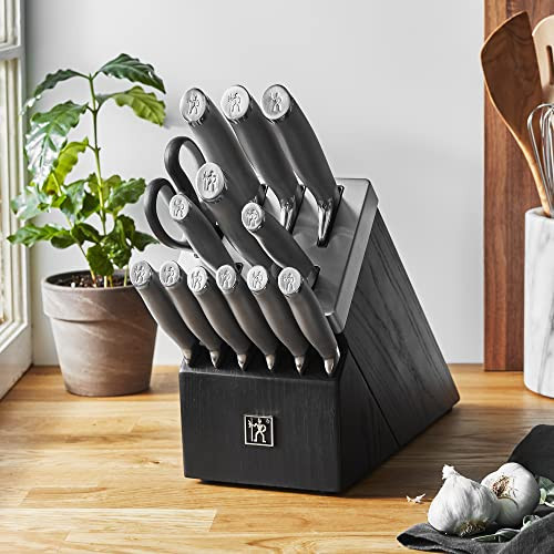 Henckels International Modernist 6-Pc Knife Block Set  Paring Knife, Serrated Utility Knife, Utility Knife, Chefãƒæ’Ã‚¢Ãƒ¢Ã¢‚¬Å¡Ã‚¬Ãƒ¢Ã¢‚¬Å¾Ã‚¢S Knife & Kitchen Shears
