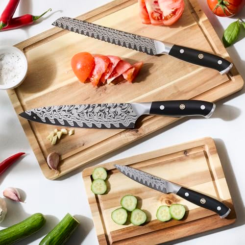 Henckels Compass Damascus 3-Pc Starter Damascus Knife Set