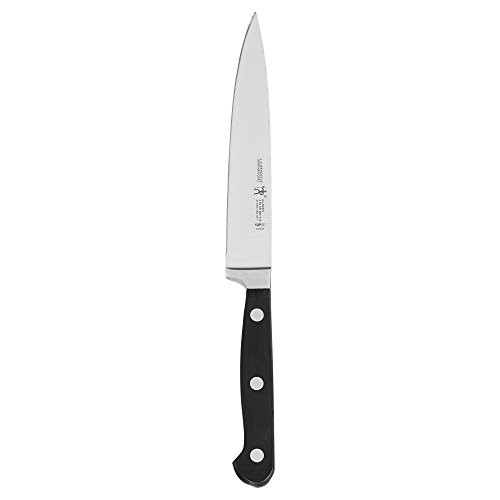 Henckels Classic Razor-Sharp 6-Inch Utility Knife, Tomato Knife, German Engineered Informed By 100+ Years Of Mastery, Black/Stainless Steel