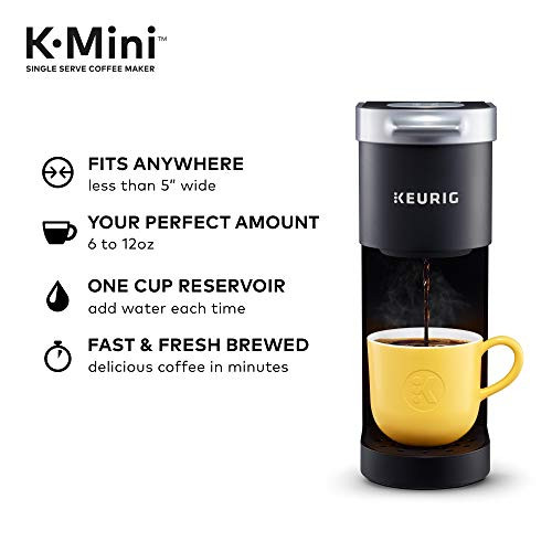 Keurig K-Mini Single Serve Coffee Maker With Donut Shop Coffee Pods, 32 Count