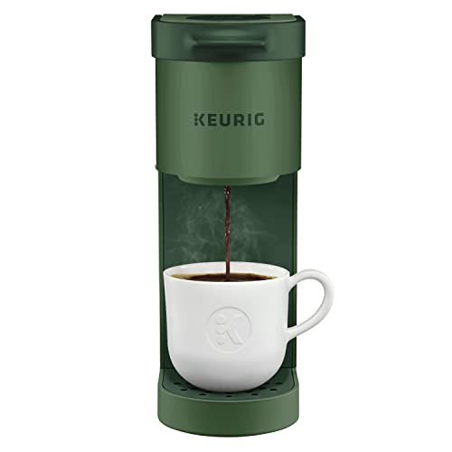 Keurig K-Mini Single Serve K-Cup Pod Coffee Maker, Featuring An Ultra-Sleek Design, Evergreen