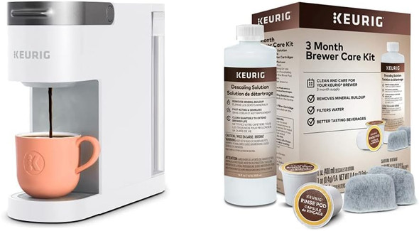 Keurig K-Slim Single Serve K-Cup Pod Coffee Maker Descaling And Maintenance Accessories