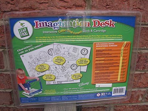 Leapfrog Leap Frog Imagination Desk Interactive Color-And-Learn Book And Cartridge: Disney'S A Day With Pooh (Life Lessons, Lesson 1)