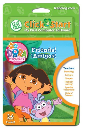 Leapfrog Clickstart Educational Software Dora The Explorer Friends Ãƒæ’Ã¢‚¬Å¡ÃƒŠã‚¡Amigos