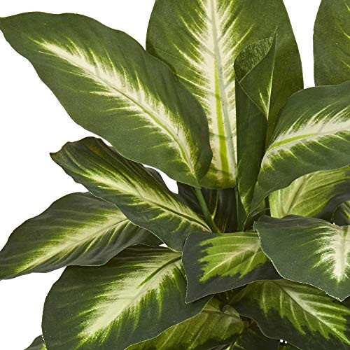 Nearly Natural Dieffenbachia Artificial Plant In Ceramic Planter