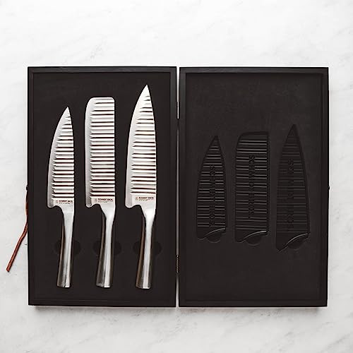 Schmidt Bros. Evolution 3- Piece Knife Set, High-Carbon German Stainless Steel Cutlery In A Wood  Box (3 - Piece Knife Set)