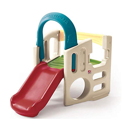 Step2 Panda Climber  Outdoor Toddler Activity Playset, Tan/Red/Yellow/Blue