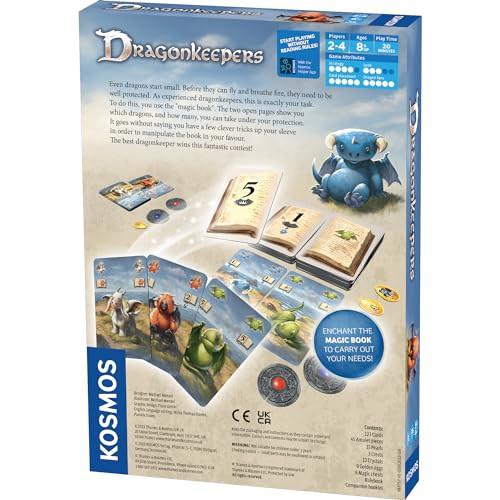 Thames & Kosmos Dragonkeepers  Boardgame  Competitive Card Game  Fantasy Game Baby Dragons  Strategy Game