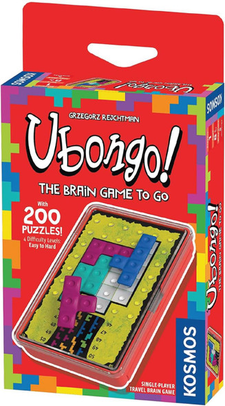 Thames & Kosmos Ubongo The Brain Game To Go  Thames & Kosmos  Fast-Paced, Addictive, And Easy-To-Learn  Convenient Self Contained Carrying Case  Solo Geometric Puzzle Game  For Ages 8 And Up