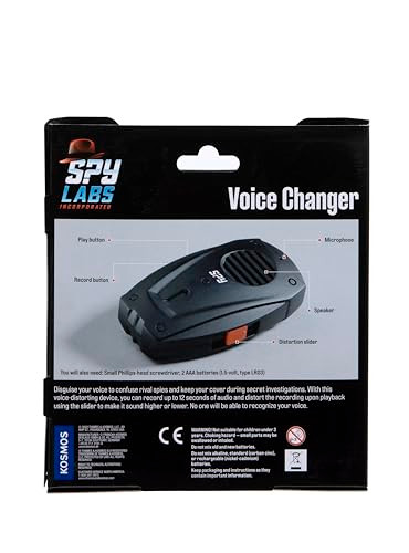 Thames & Kosmos Spy Labs Inc: Voice Changer By Thames & Kosmos  Voice-Distorting Device For Young Investigators  Distortion Slider  Numerous Different Ranges  Essential Tool From The Detective Gear Experts