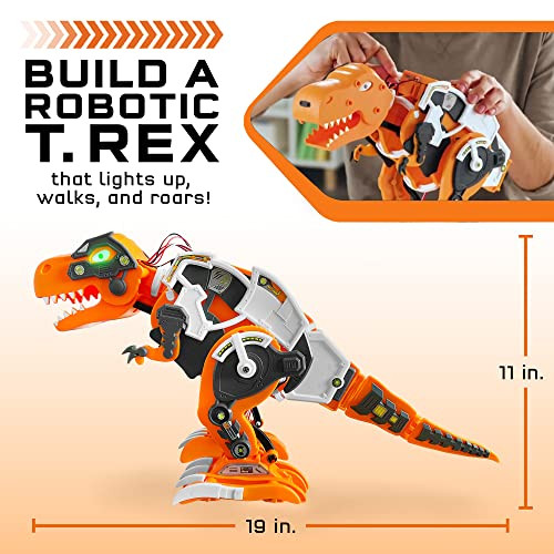 Thames & Kosmos Code+Control Dinosaur Robot Rex Robotics & Engineering Stem Kit  Build & Program A Robotic T. Rex  Includes Sensor, Motor, Lights & Sounds  No App Required  Ages 8+