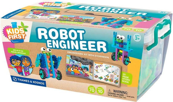 Thames & Kosmos Kids First Robot Engineer Stem Experiment Kit For Young Learners  Build 10 Non-Motorized Robots  Play & Learn With Storybook Manual  Parentsãƒæ’Ã‚¢Ãƒ¢Ã¢‚¬Å¡Ã‚¬Ãƒ¢Ã¢‚¬Å¾Ã‚¢ Choice Gold Award Winner