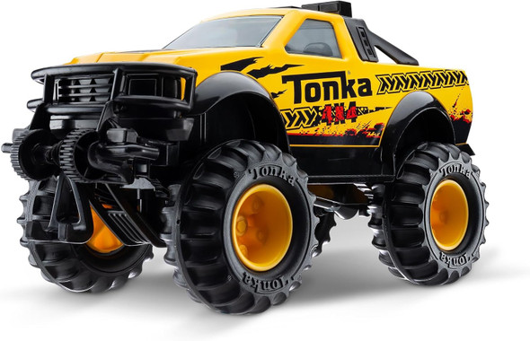 Tonka Steel Classics Bulldozer - Made With Steel & Sturdy Plastic, Yellow Toy Construction Truck, Boys And Girls, Kids, Toddlers, Ages 3+