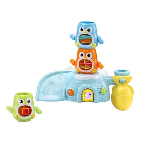 Vtech Splash And Whirl Playtime Penguins Bath Toy For Toddlers