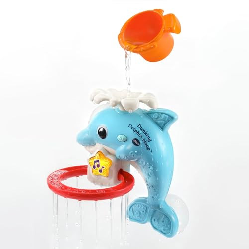 Vtech Dunking Dolphin Hoop Bath Toy For Toddlers