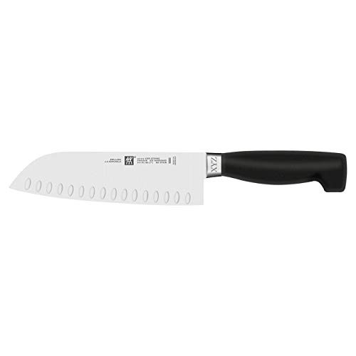 Zwilling Twin Signature 7-Inch Hollow Edge Santoku Knife