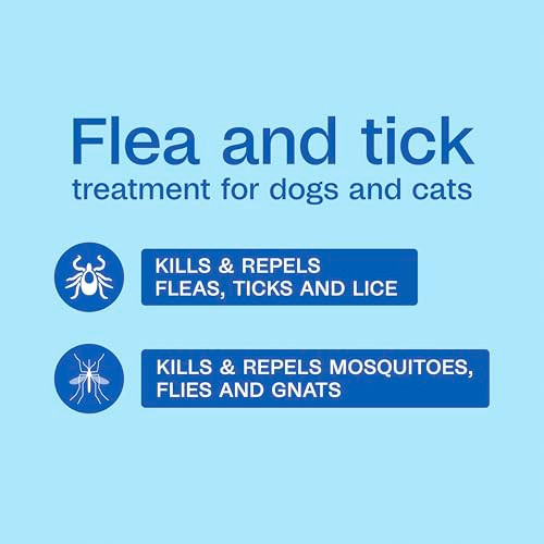 Adams Plus Pyrethrin Dip For Dogs And Cats Kills And Repels Fleas Ticks Lice Gnats Mosquitoes And Flies 4 Fl Oz