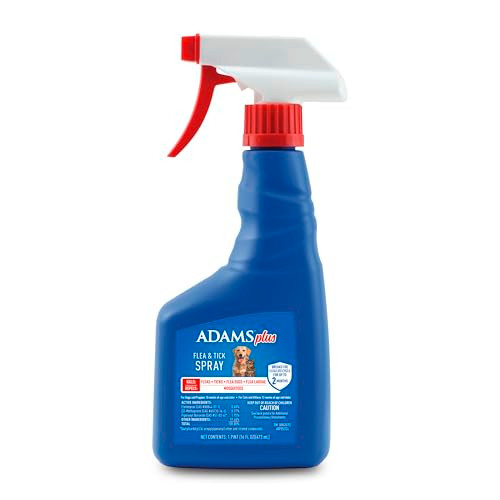 Adams Plus Flea & Tick Dog And Cat Spray Kills Fleas Ticks And Mosquitoes 16 Fl Oz
