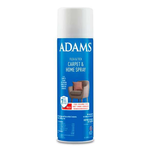 Adams Plus Flea & Tick Carpet Spray Kills Fleas Flea Eggs Flea Larvae Ticks Ants Roaches Spiders Waterbugs & Many Other Listed Nuisance Pests In The Carpet Treats Up To 2000 Sq Ft 16 Ounces