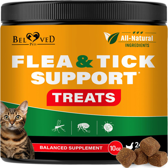 Beloved Pets Flea And Tick Prevention Chewable Pills For Dogs And Cats - Revolution Oral Flea Treatment For Pets - Pest Control & Natural Defense - Chewables Small Tablets Made In Usa (Salmon (For Cats))