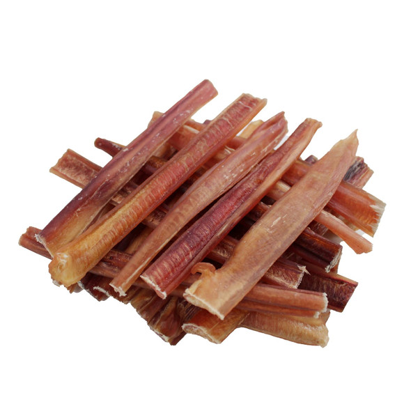 Best Pet Supplies Gigabite Single Ingredient All Natural Range Bully Treats And Chews - Bully Sticks/Bladder Sticks/Beef Esophagus By Best Pet Supplies - Esophagus Sticks (6 Inch) Pack Of 40