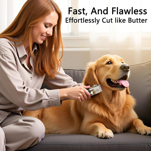 Biaccrss Dog Clipper Low Noise Rechargeable Cordless Dog Hair Trimmer Electric Pet Shaver Paw Trimmer For Dogs Cats