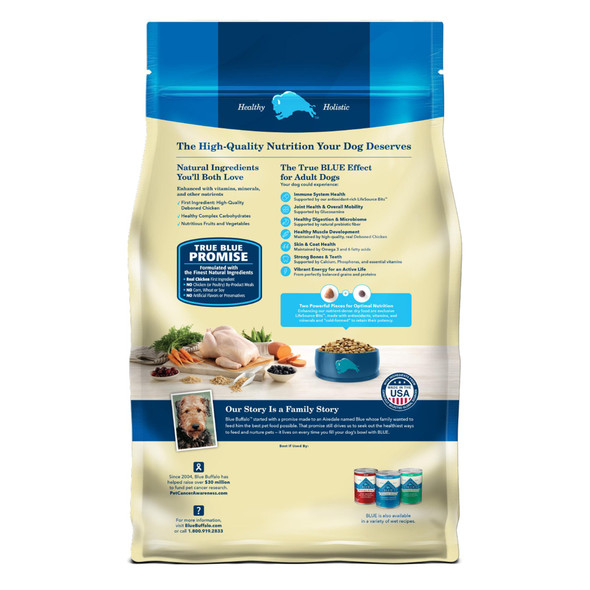 Blue Buffalo Life Protection Formula Natural Adult Dry Dog Food Chicken And Brown Rice 5-Lb Trial Size Bag