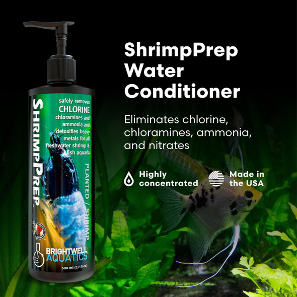 Brightwell Aquatics Shrimp Prep Ãƒ¢Ã‚Š¬Ã‚‚¬Å’ Water Conditioner For Freshwater Shrimp & Aquariums Ãƒ¢Ã‚Š¬Ã‚‚¬Å’ Removes Chlorine Ammonia & Heavy Metals Ãƒ¢Ã‚Š¬Ã‚‚¬Å’ Promotes Healthy Habitat 250 Ml
