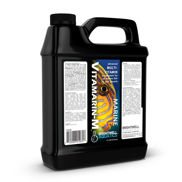Brightwell Aquatics Vitamarin M - Liquid Multivitamin Supplement For Marine Fish Aquariums  125-Ml
