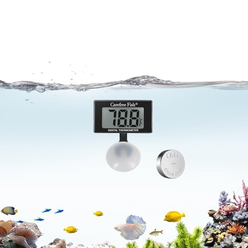 Care Fish Aquarium Underwater Thermometer For Saltwater And Freshwater Replaceable Battery Temperature Error Ãƒšã‚±1Ãƒ¢Ã‚‚¬Å½Ã¢‚¬°