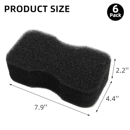 Cididu 6 Pack Horse Groomer Sponge Durable Horse Bath Sponge Block For Cleaning And Massage Reusable Brush Scrubber For Body Hair Horses Grooming Tool Supplies For Large Dog And Cat Easy To Grasp