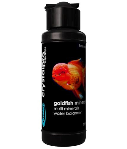 Crystalpro Goldfish Minerals 4.22 Oz-Mineral Additive For Goldfish Replenishes Protective Coat And General Health Aquarium Salt For Freshwater Tank (125 Ml) Treats 660 Gallons