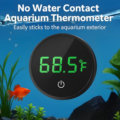 Ctwpets Digital Fish Tank Thermometer Led Display Ãƒšã‚±0.9Ãƒšã‚°F Accuracy For Aquarium Fish Axolotl Turtle